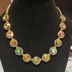EJ. Crew Elegant Gold Multicolor Necklace